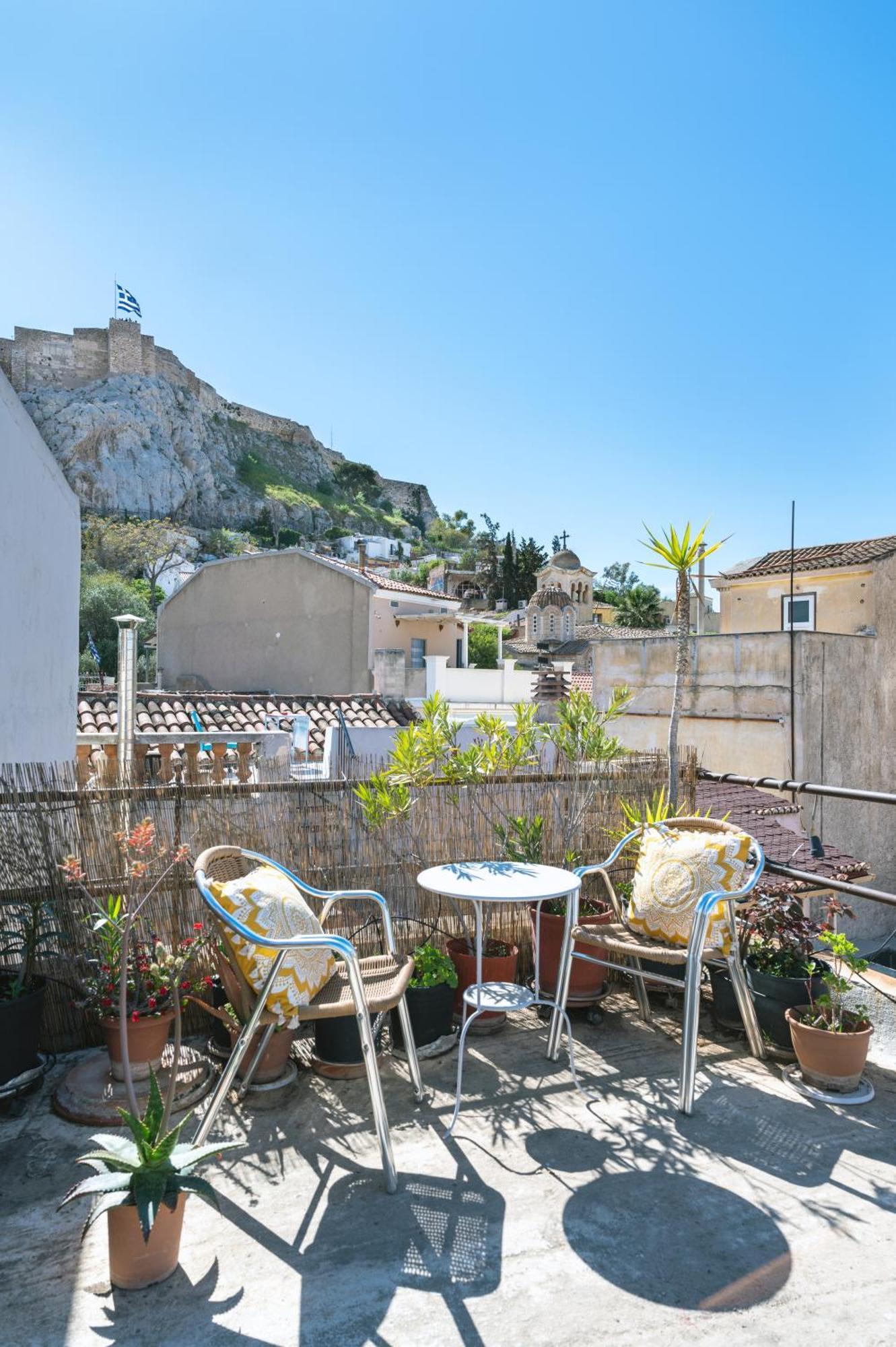 Ferienwohnung Acropolis Quiet House Athen Exterior foto