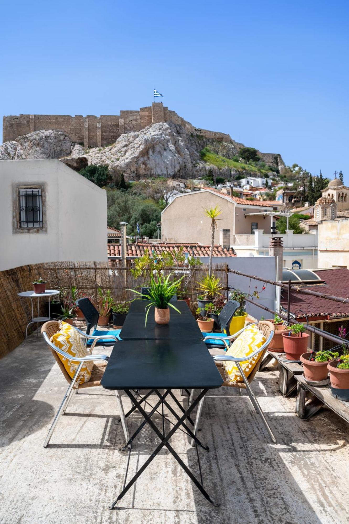 Ferienwohnung Acropolis Quiet House Athen Exterior foto