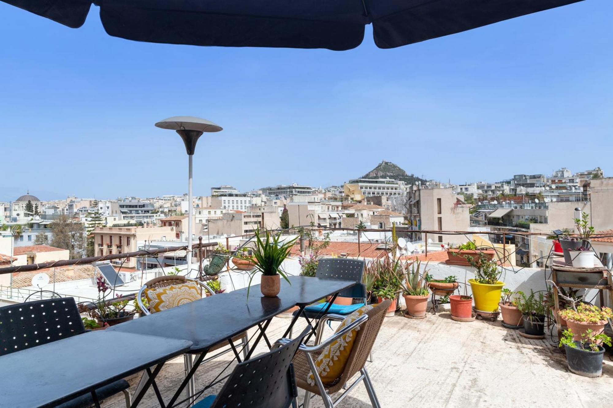 Ferienwohnung Acropolis Quiet House Athen Exterior foto